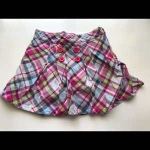 Gymboree Girls Mini Plaid Skirt